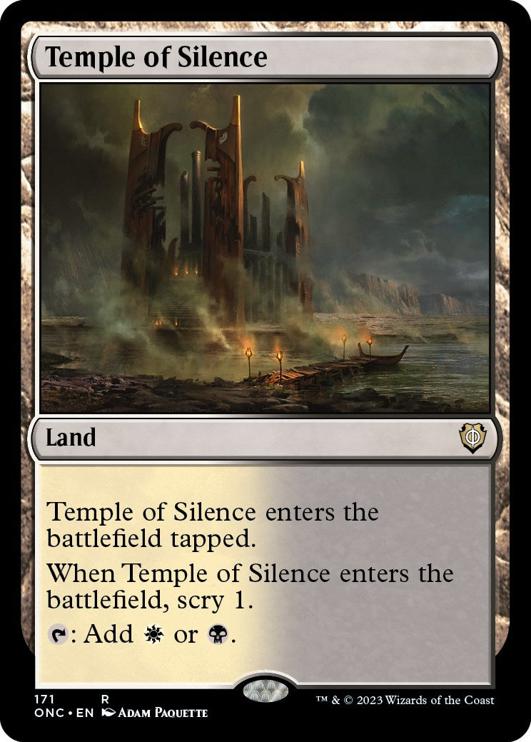 Temple of Silence [Phyrexia: All Will Be One Commander] | Galaxy Games LLC