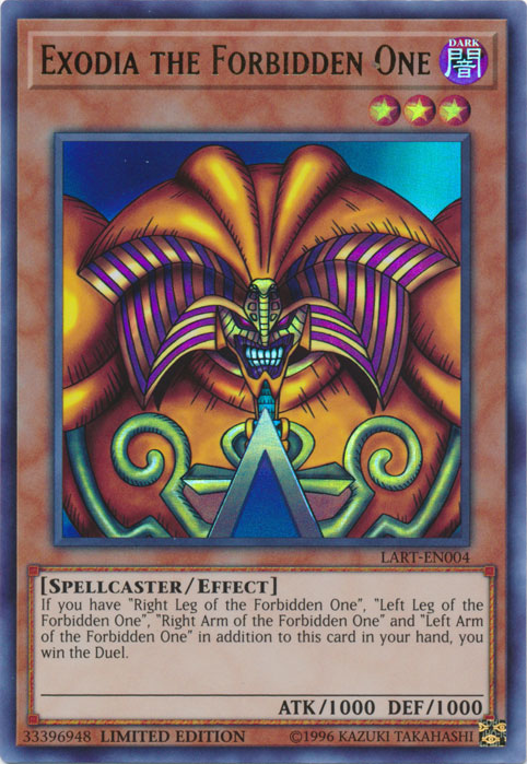 Exodia the Forbidden One [LART-EN004] Ultra Rare | Galaxy Games LLC