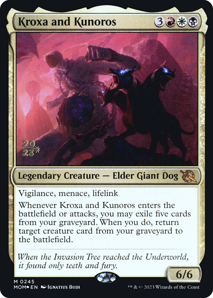 Kroxa and Kunoros [March of the Machine Prerelease Promos] | Galaxy Games LLC