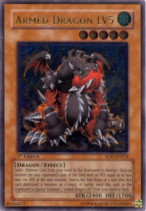 Armed Dragon LV5 [SOD-EN014] Ultimate Rare | Galaxy Games LLC