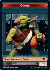 Smoke Blessing // Goblin Double-Sided Token [Kamigawa: Neon Dynasty Commander Tokens] | Galaxy Games LLC