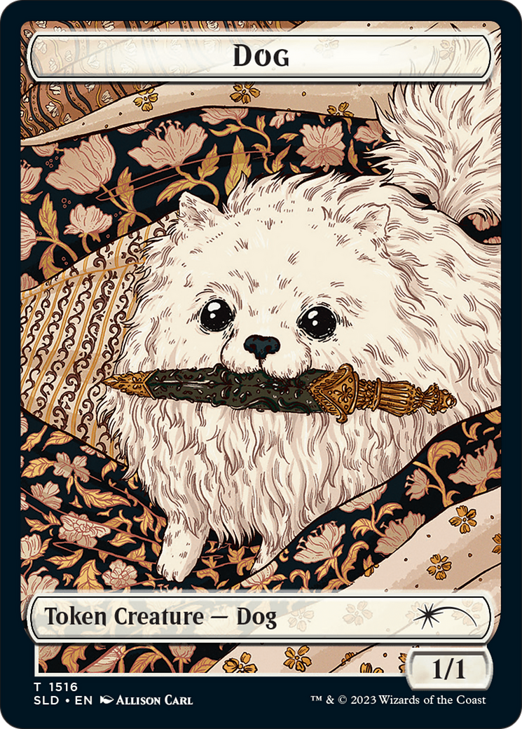 Dog // Cat Double-Sided Token [Secret Lair Commander Deck: Raining Cats and Dogs Tokens] | Galaxy Games LLC