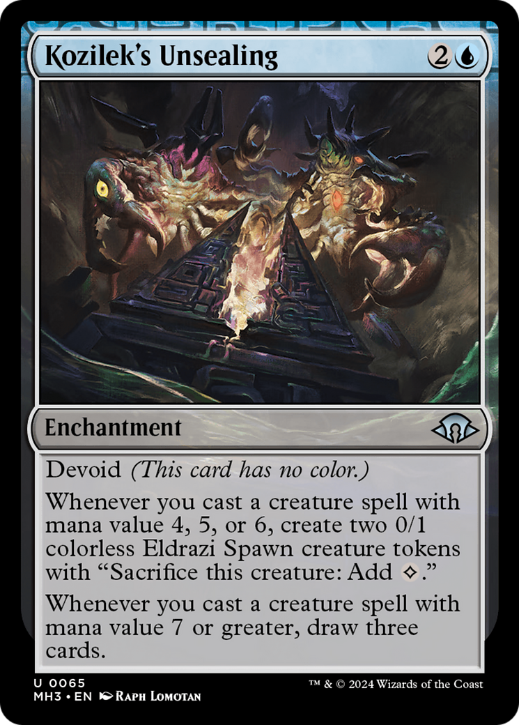 Kozilek's Unsealing [Modern Horizons 3] | Galaxy Games LLC