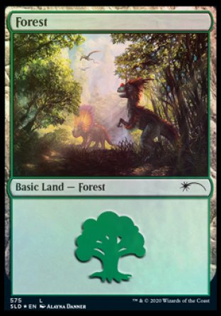 Forest (Dinosaurs) (575) [Secret Lair Drop Promos] | Galaxy Games LLC