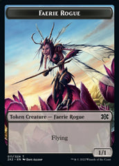 Faerie Rogue // Spirit (008) Double-Sided Token [Double Masters 2022 Tokens] | Galaxy Games LLC