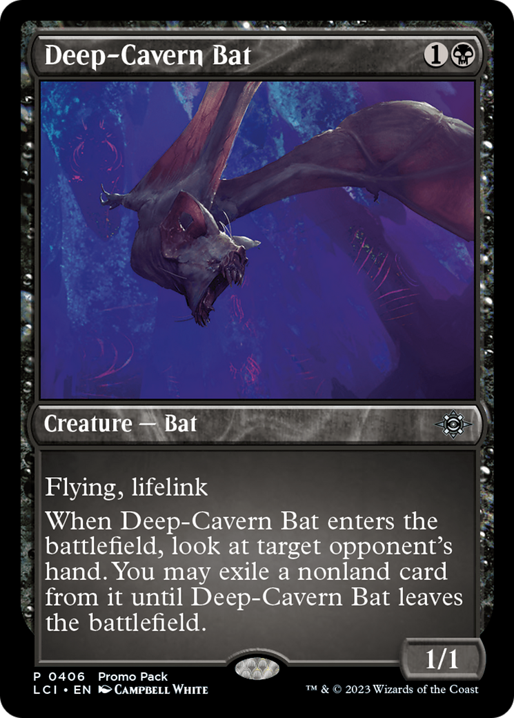 Deep-Cavern Bat [The Lost Caverns of Ixalan Promos] | Galaxy Games LLC