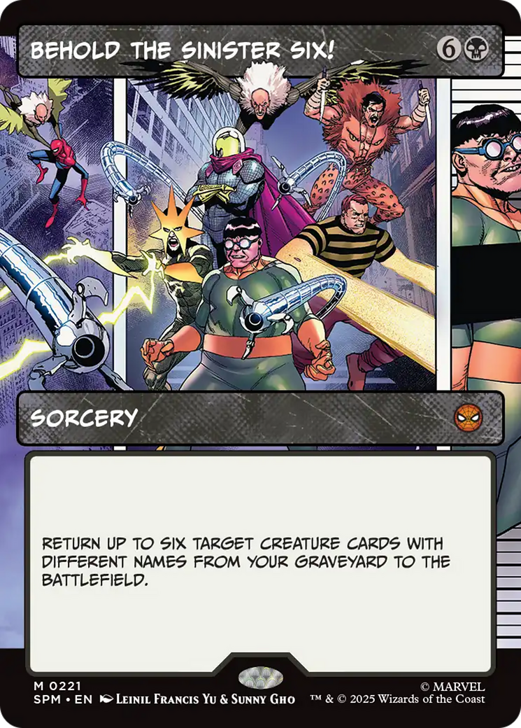 Behold the Sinister Six! (Borderless) [Marvel's Spider-Man] | Galaxy Games LLC