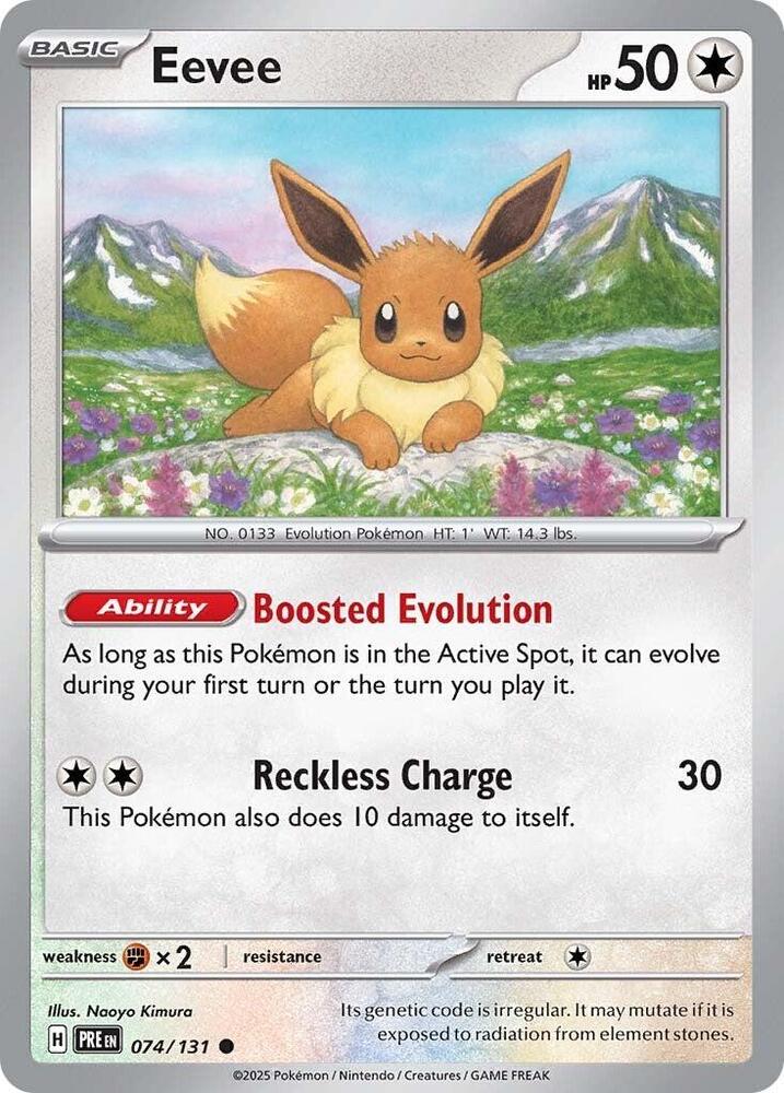 Eevee (074/131) [Scarlet & Violet: Prismatic Evolutions] | Galaxy Games LLC