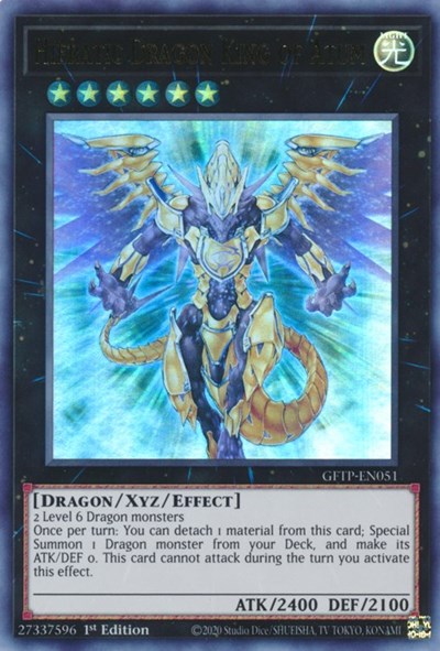 Hieratic Dragon King of Atum [GFTP-EN051] Ultra Rare | Galaxy Games LLC