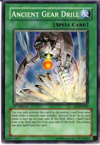 Ancient Gear Drill [SOI-EN040] Common | Galaxy Games LLC