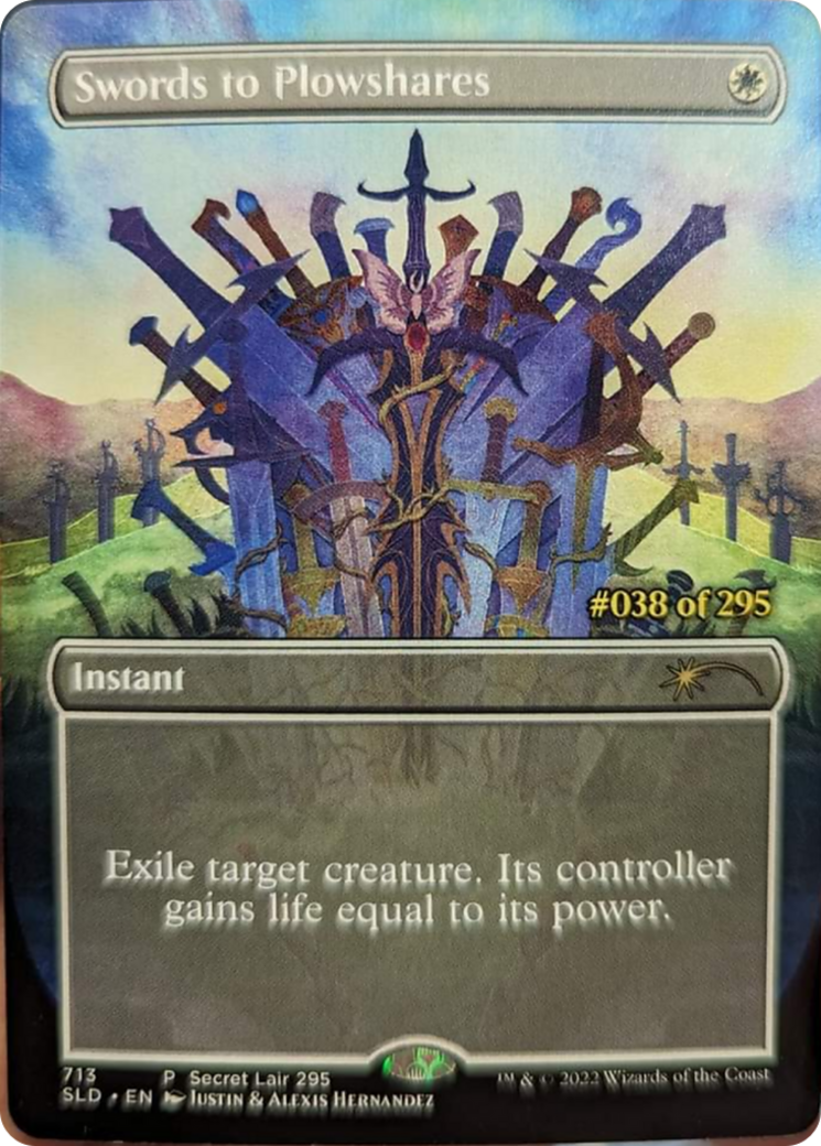 Swords to Plowshares (Serial Numbered) [Secret Lair Drop Series] | Galaxy Games LLC