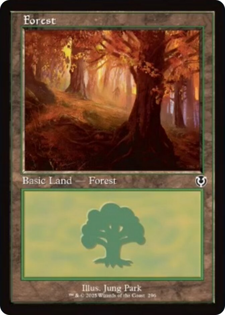 Forest (296) (Retro Frame) [Innistrad Remastered] | Galaxy Games LLC