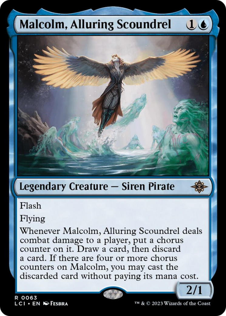 Malcolm, Alluring Scoundrel [The Lost Caverns of Ixalan] | Galaxy Games LLC