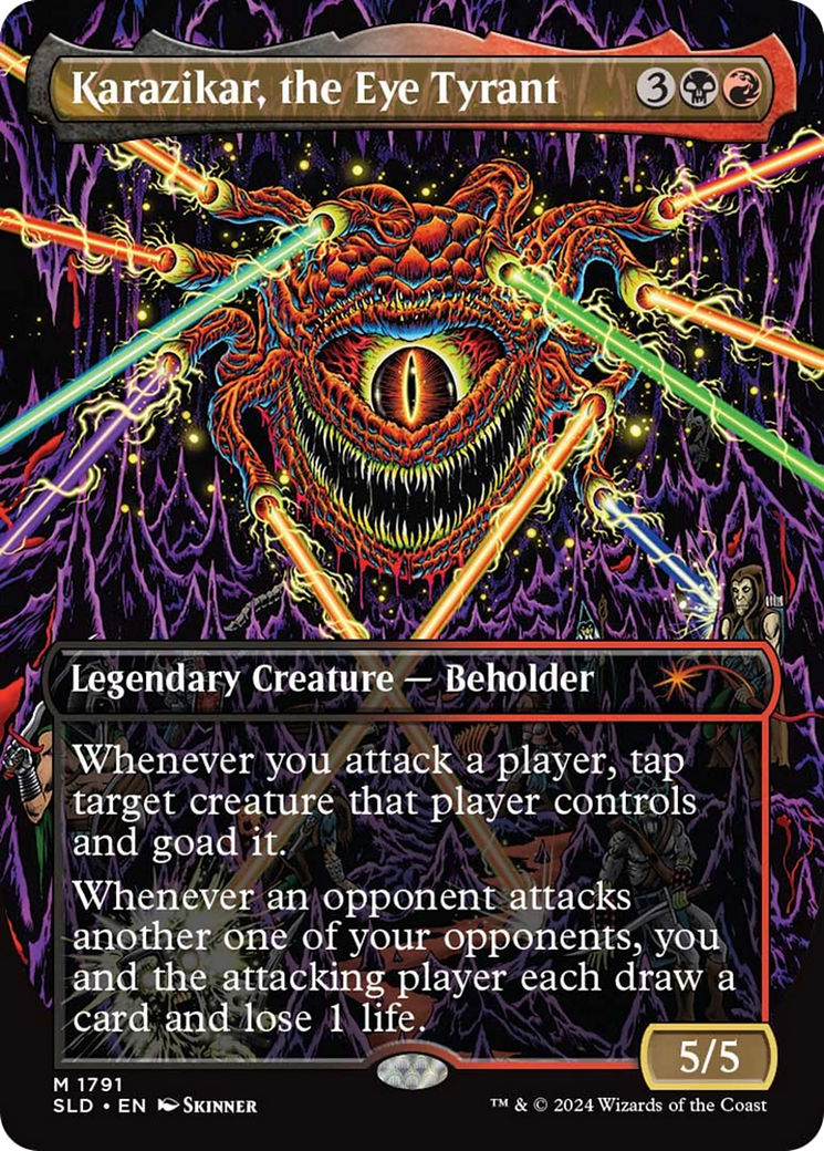 Karazikar, the Eye Tyrant (Rainbow Foil) [Secret Lair Drop Series] | Galaxy Games LLC