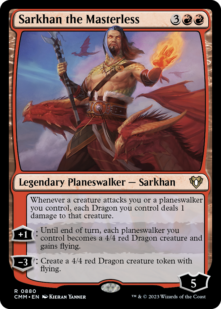 Sarkhan the Masterless [Commander Masters] | Galaxy Games LLC