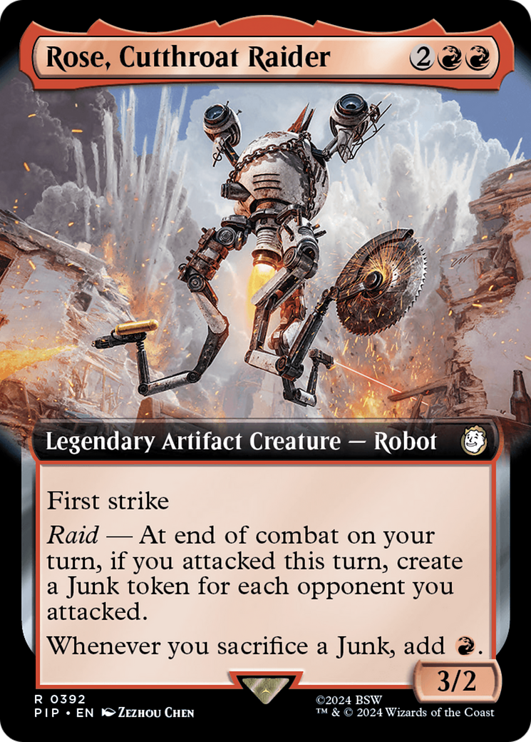 Rose, Cutthroat Raider (Extended Art) [Fallout] | Galaxy Games LLC