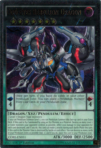 Odd-Eyes Rebellion Dragon [CORE-EN051] Ultimate Rare | Galaxy Games LLC