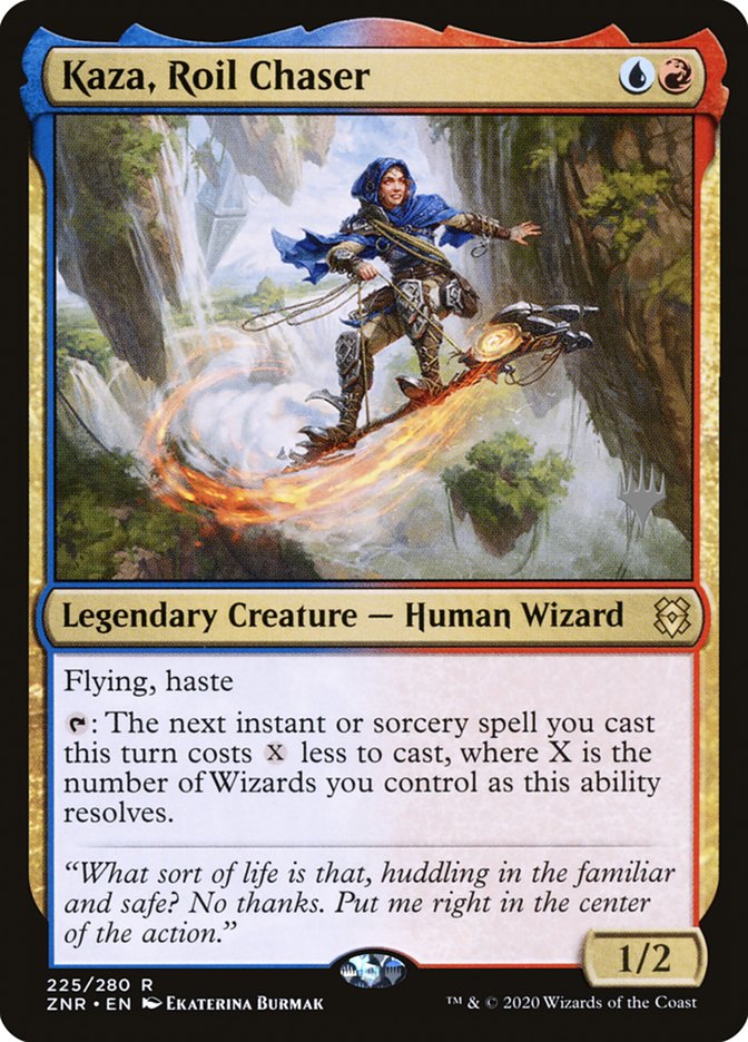 Kaza, Roil Chaser (Promo Pack) [Zendikar Rising Promos] | Galaxy Games LLC