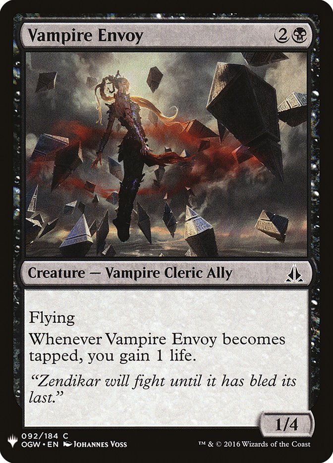 Vampire Envoy [Mystery Booster] | Galaxy Games LLC