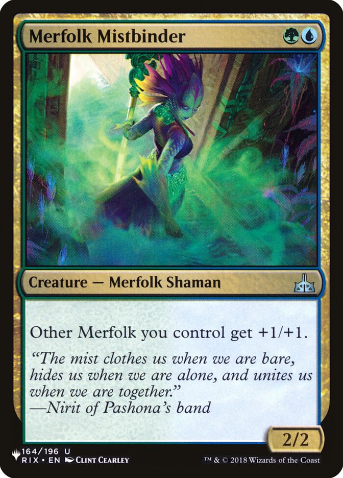 Merfolk Mistbinder [The List] | Galaxy Games LLC