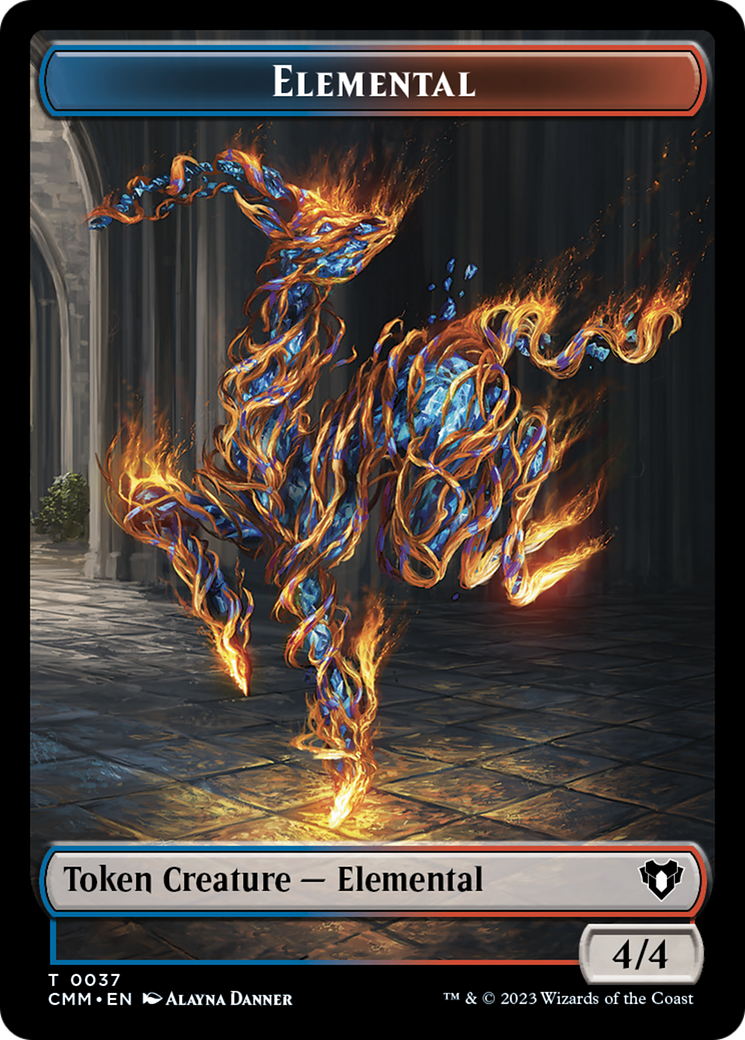 Elemental Token (37) [Commander Masters Tokens] | Galaxy Games LLC