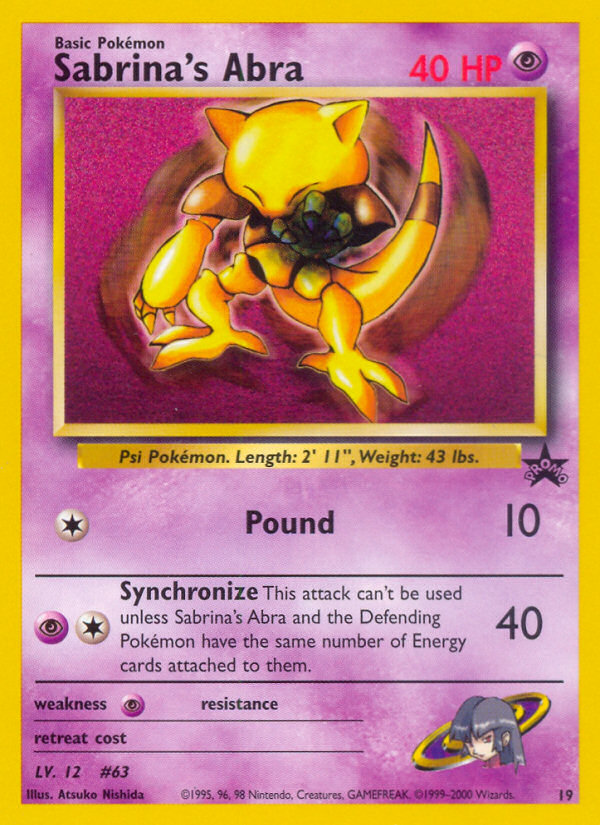Sabrina's Abra (19) [Wizards of the Coast: Black Star Promos] | Galaxy Games LLC