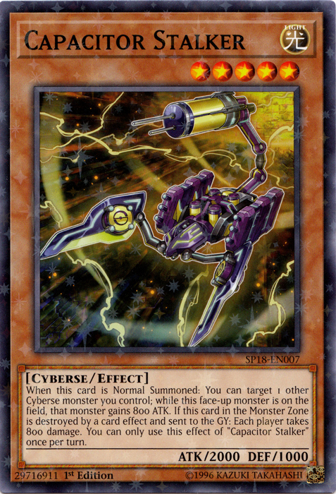 Capacitor Stalker [SP18-EN007] Starfoil Rare | Galaxy Games LLC