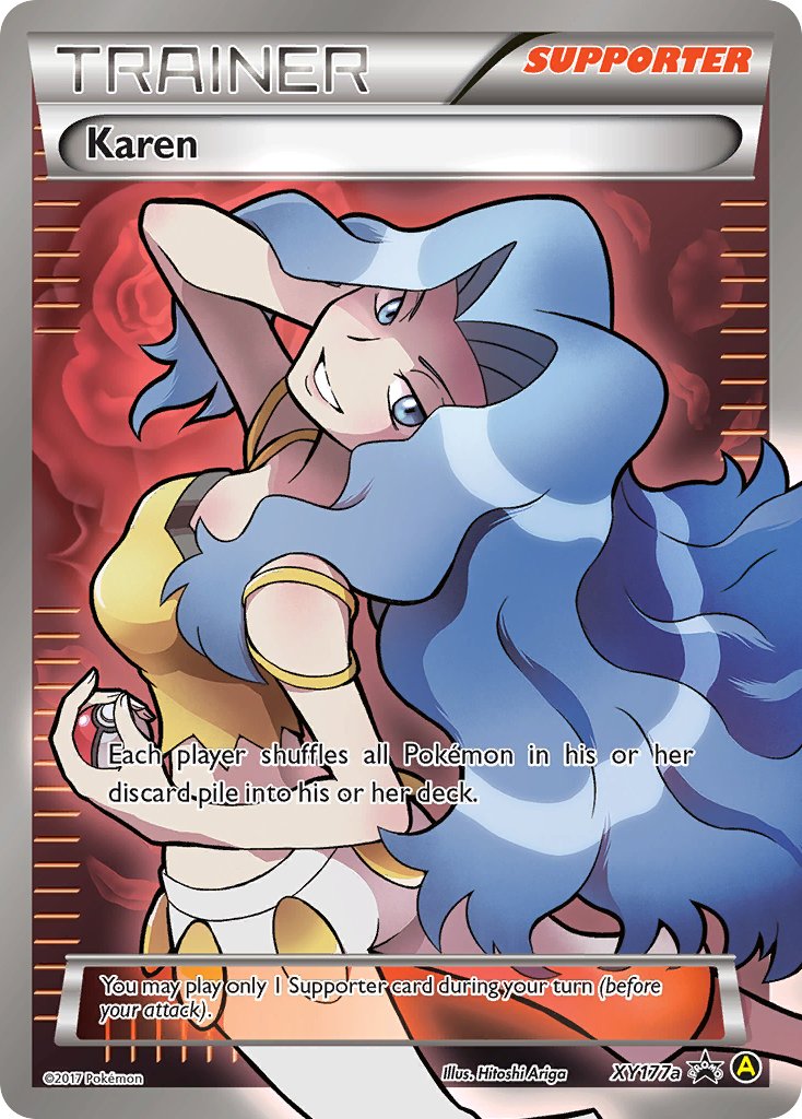 Karen (XY177a) [Alternate Art Promos] | Galaxy Games LLC