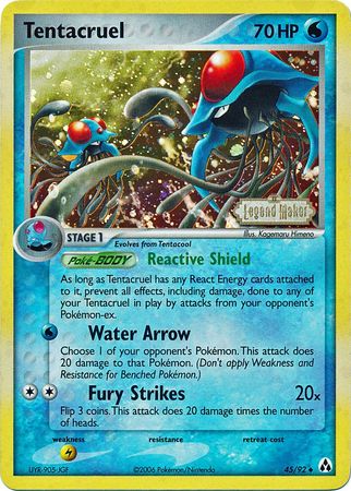 Tentacruel (45/92) (Stamped) [EX: Legend Maker] | Galaxy Games LLC