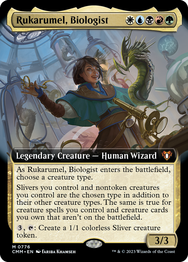 Rukarumel, Biologist (Extended Art) [Commander Masters] | Galaxy Games LLC