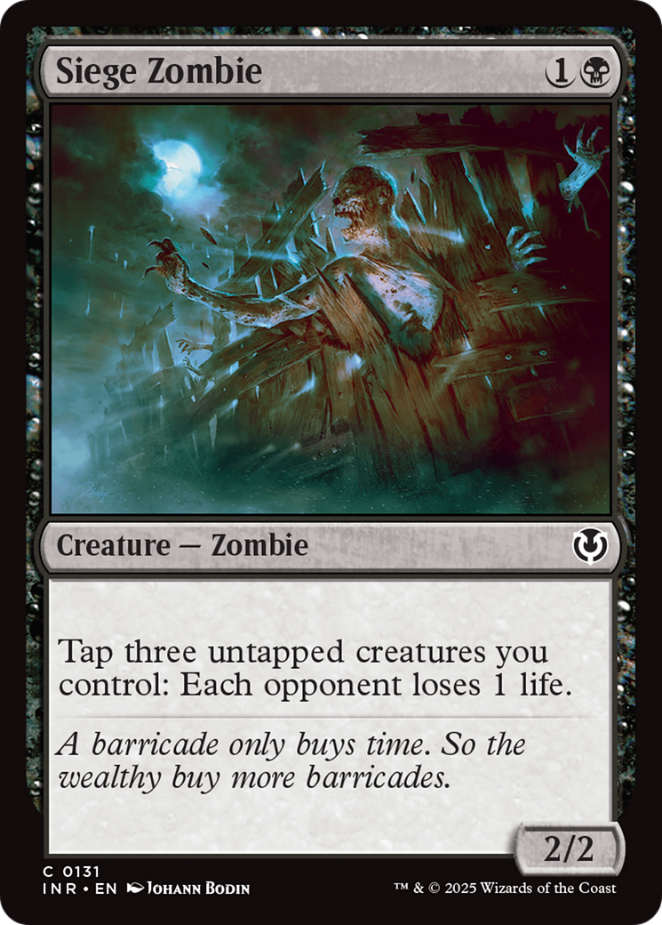 Siege Zombie [Innistrad Remastered] | Galaxy Games LLC