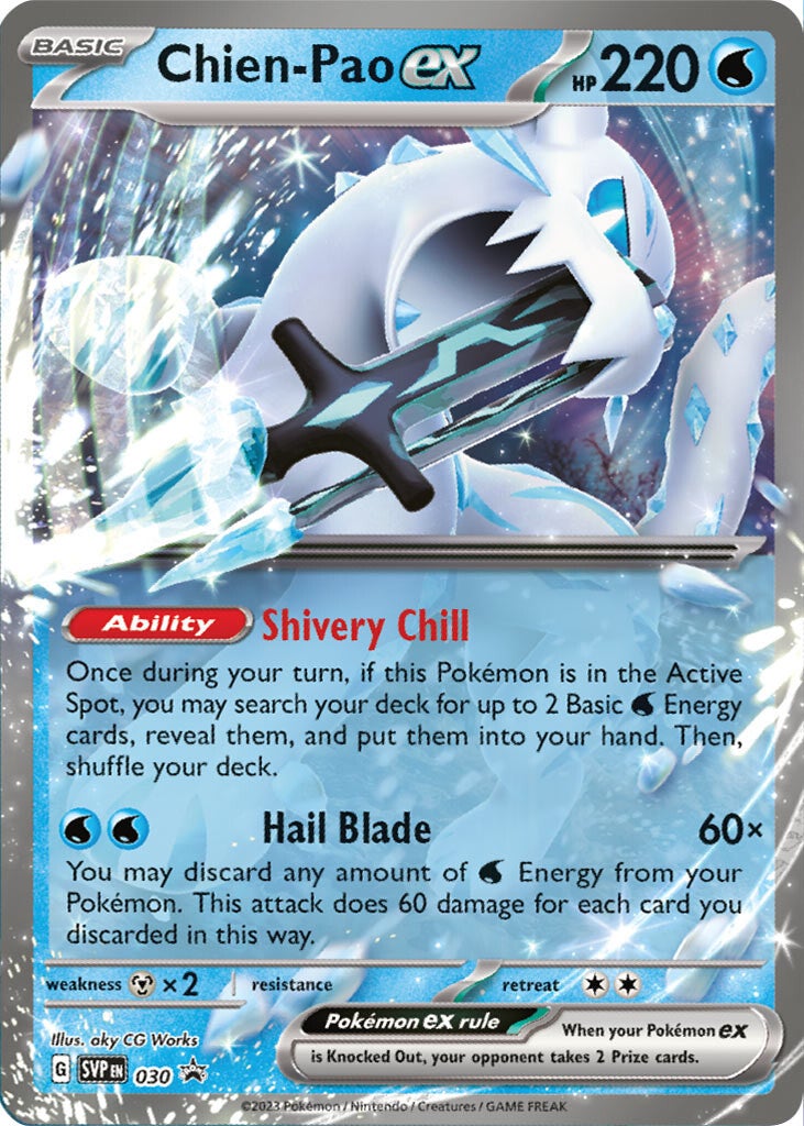 Chien-Pao ex (030) [Scarlet & Violet: Black Star Promos] | Galaxy Games LLC