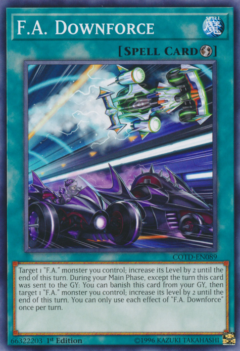 F.A. Downforce [COTD-EN089] Common | Galaxy Games LLC
