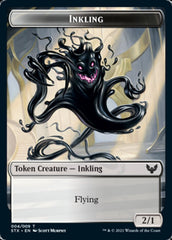 Inkling // Spirit Double-Sided Token [Strixhaven: School of Mages Tokens] | Galaxy Games LLC