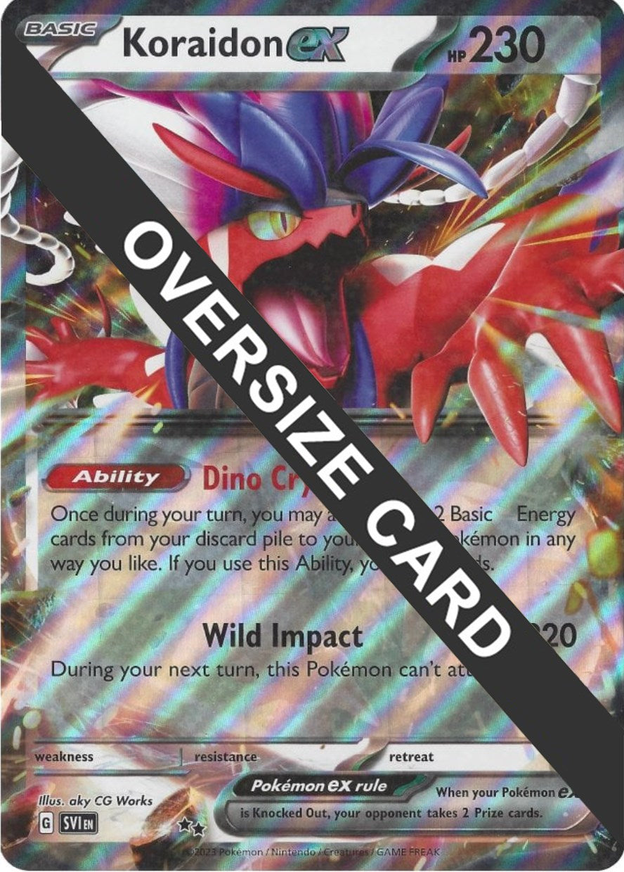 Koraidon ex (125/198) (Jumbo Card) [Scarlet & Violet: Base Set] | Galaxy Games LLC