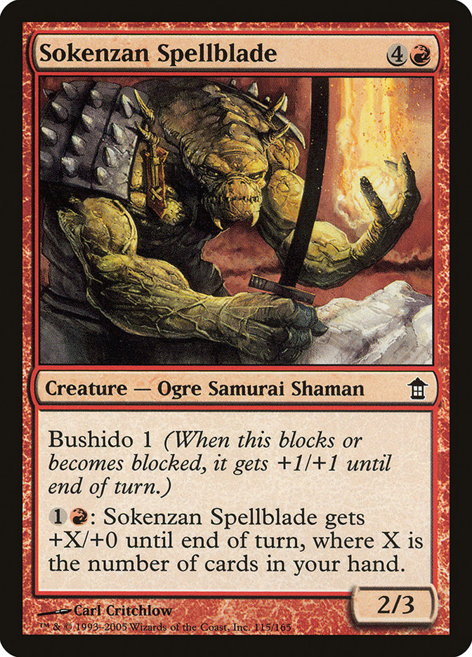 Sokenzan Spellblade [Saviors of Kamigawa] | Galaxy Games LLC