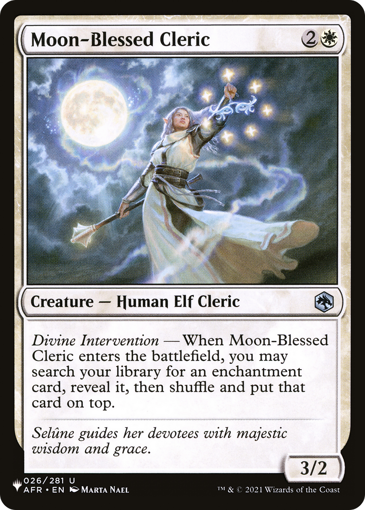 Moon-Blessed Cleric [The List] | Galaxy Games LLC