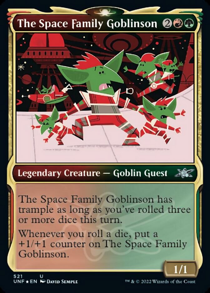 The Space Family Goblinson (Showcase) (Galaxy Foil) [Unfinity] | Galaxy Games LLC