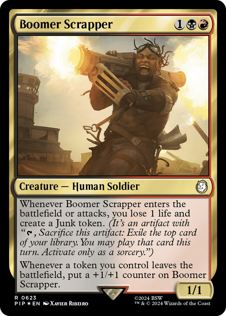 Boomer Scrapper (Surge Foil) [Fallout] | Galaxy Games LLC