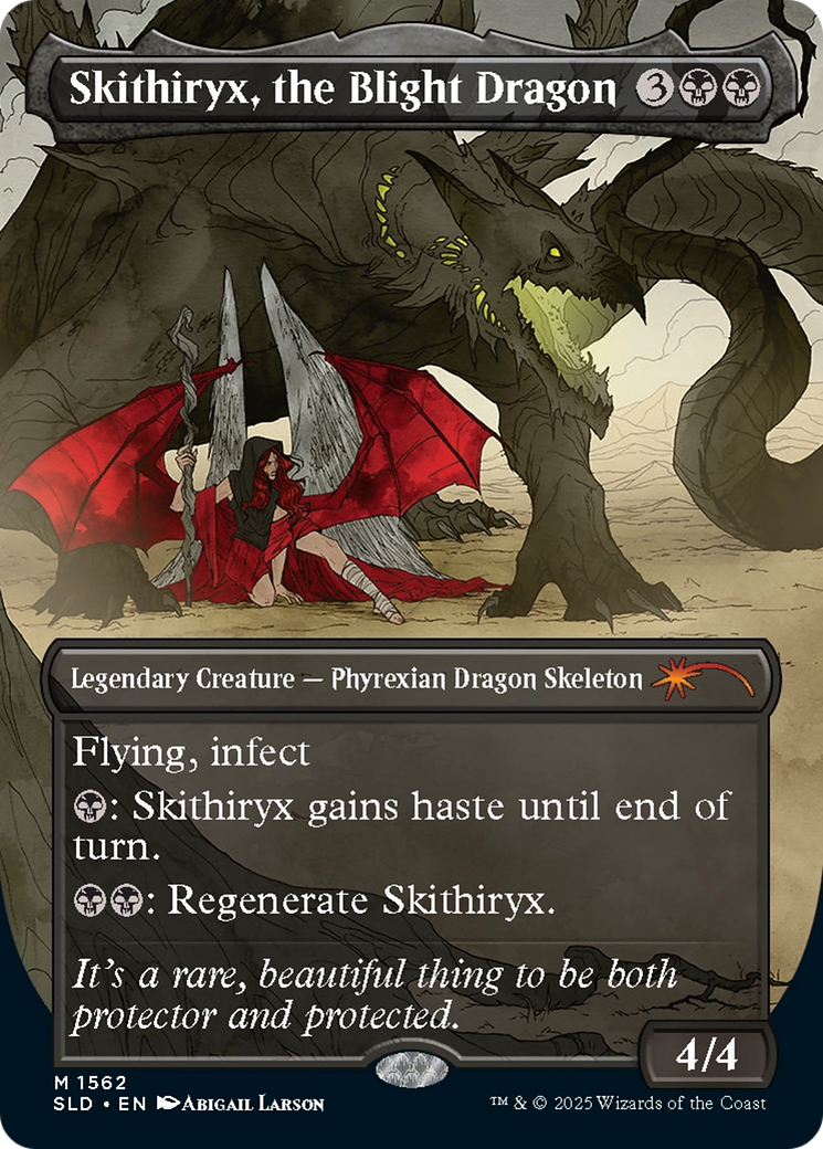 Skithiryx, the Blight Dragon (Rainbow Foil) [Secret Lair Drop Series] | Galaxy Games LLC
