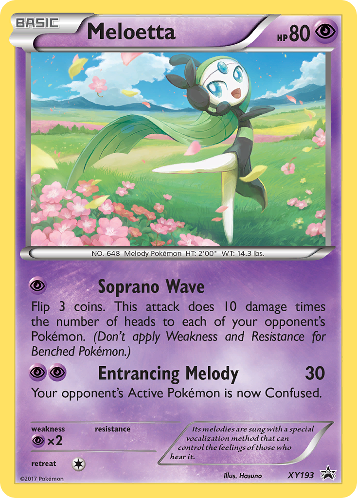 Meloetta (XY193) [XY: Black Star Promos] | Galaxy Games LLC