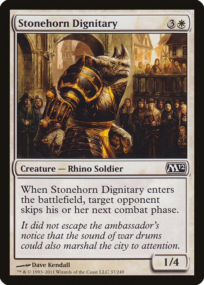 Stonehorn Dignitary [Magic 2012] | Galaxy Games LLC