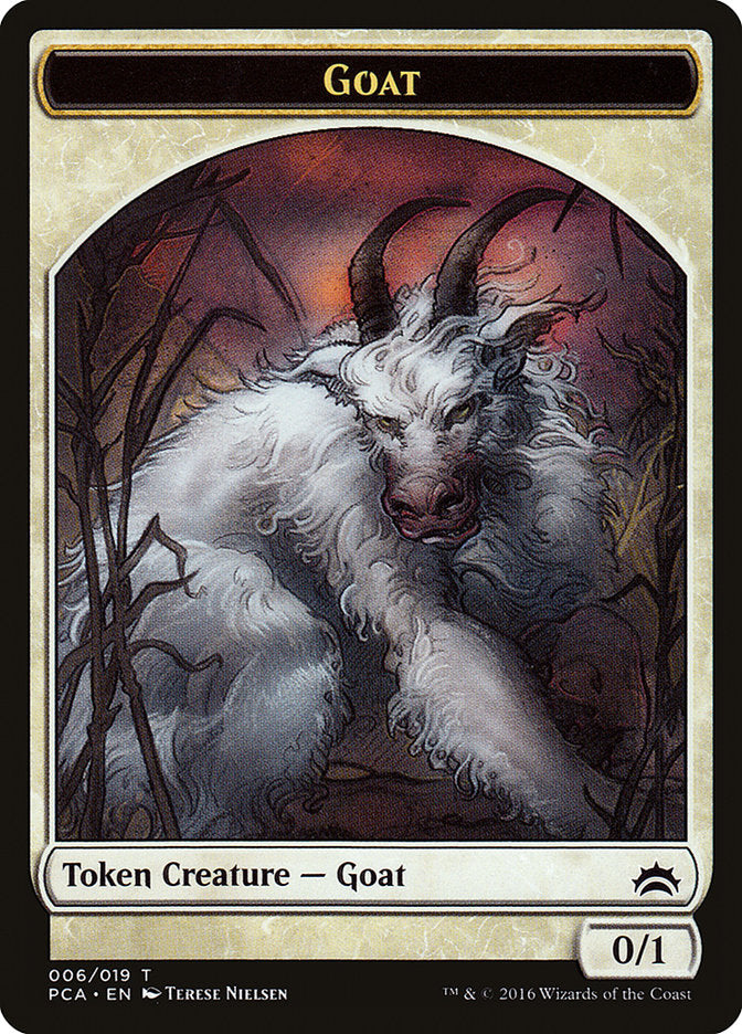 Goat // Insect Double-Sided Token [Planechase Anthology Tokens] | Galaxy Games LLC