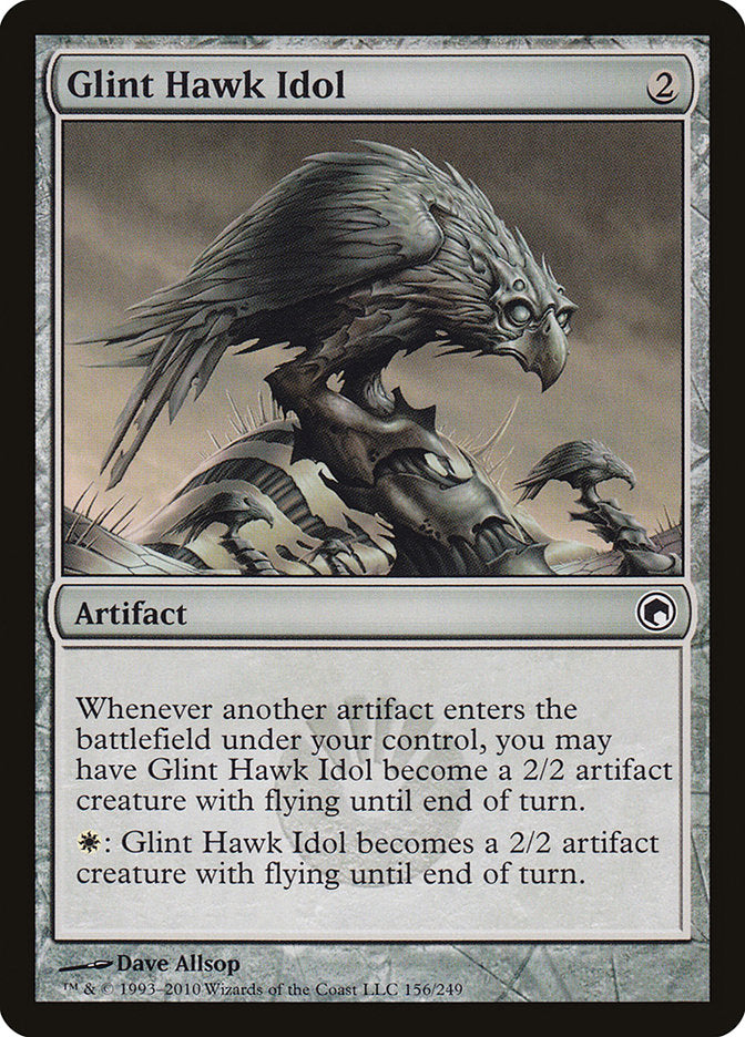Glint Hawk Idol [Scars of Mirrodin] | Galaxy Games LLC