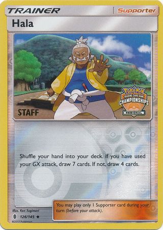 Hala (126/145) (Regional Championship Promo Staff) [Sun & Moon: Guardians Rising] | Galaxy Games LLC