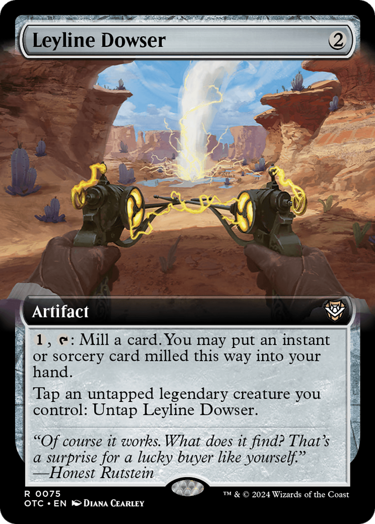 Leyline Dowser (Extended Art) [Outlaws of Thunder Junction Commander] | Galaxy Games LLC