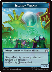 Spider // Illusion Villain Double-Sided Token [Marvel's Spider-Man Tokens] | Galaxy Games LLC