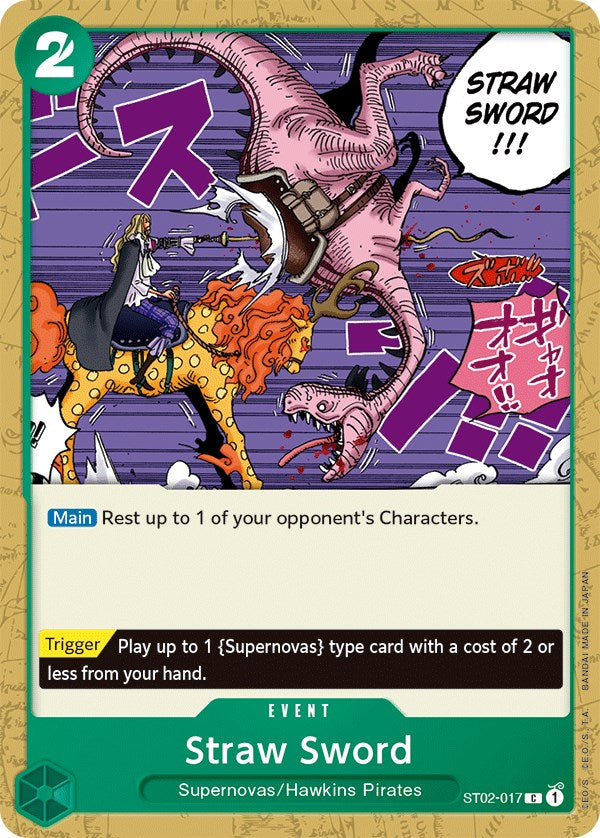 Straw Sword [Starter Deck: Worst Generation] | Galaxy Games LLC