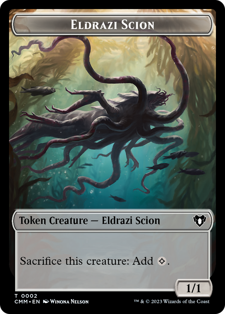 Eldrazi Scion // Myr Double-Sided Token [Commander Masters Tokens] | Galaxy Games LLC