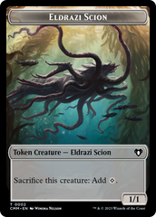 Eldrazi Scion // Spider Double-Sided Token [Commander Masters Tokens] | Galaxy Games LLC